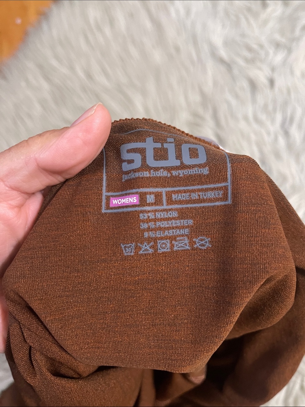 Stio Chestnut Brown Active Seamless Leggings - Picture 5 of 5